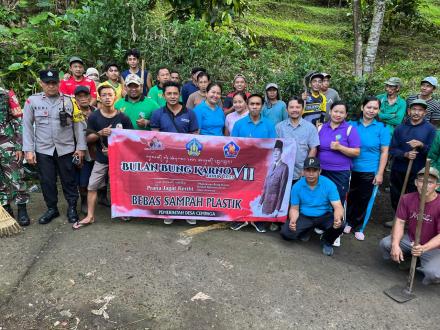 Kegiatan Gotong Royong Dalam Rangka Bulan BONG Karno VII